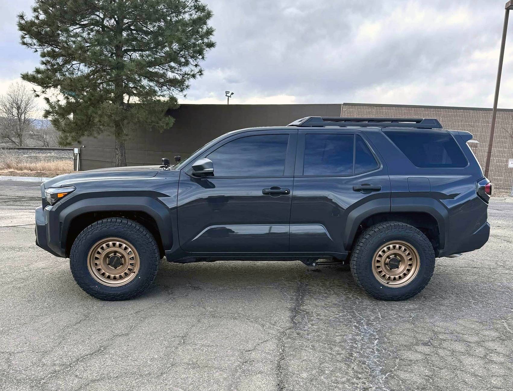 2025 4runner 6th gen Aftermarket Wheels, Bigger Tires, Lift Kits (Compilation) for 2025+ 4Runner 6th Gen -- Add Yours! 18%22 Method 320 (+18 offset) bronze wheels + Falken Wildpeak 275:17R18 on Underground TRD Off