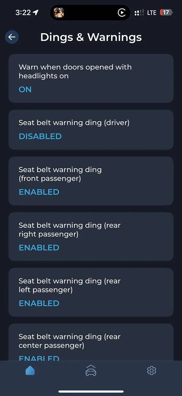 2025 4runner 6th gen Disabling Engine Sound Enhancement (ESE) + other customizations using Carista IMG_1441