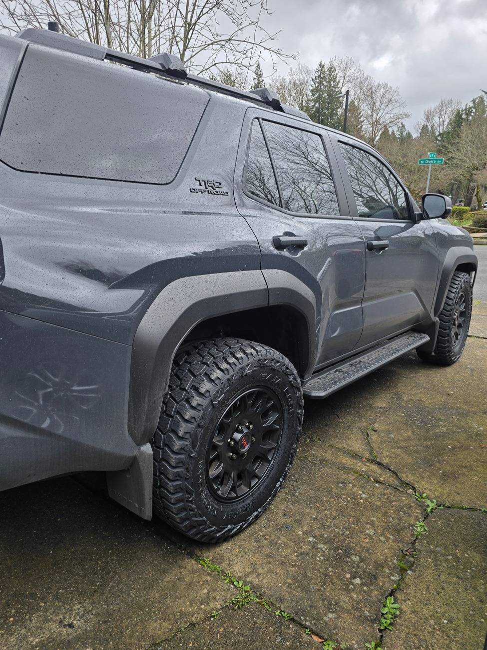 2025 Toyota 4runner Mickey Thompson Baja Boss A/T 285/65R18 (33.2") on TRD Wheels + stock TRD Off-Road suspension 20250315_152005