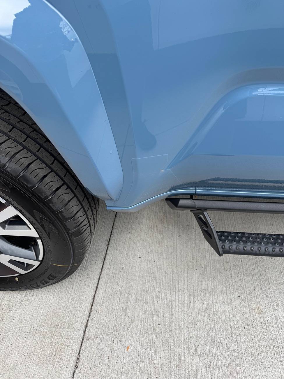 2025 4runner 6th gen Predator running board steps are too short lengths-wise in the rear IMG_6445