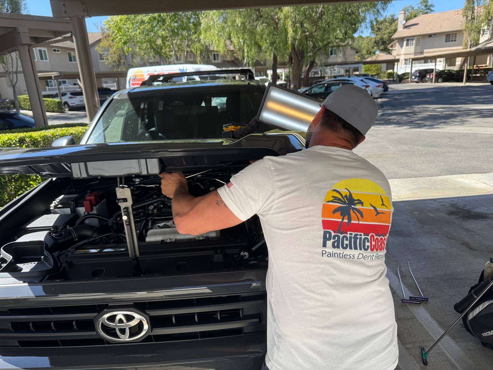 2025 4runner 6th gen (Fixed with PDR, results in thread) Might have the first dent :( IMG_1509