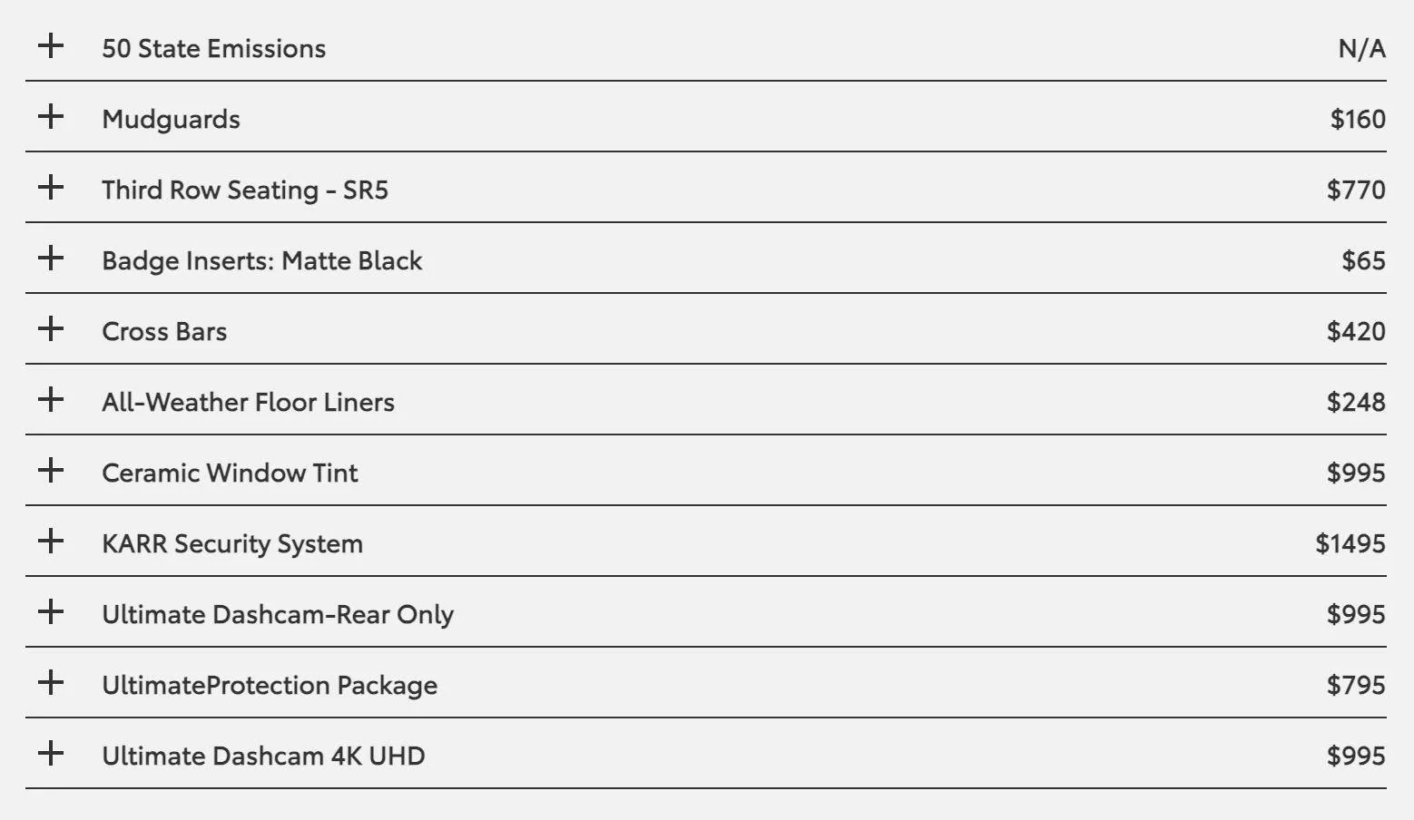 2025 4runner 6th gen Dealer "Hall of Shame" pricing (list 'em here) Screenshot 2025-03-21 at 3.47.01 PM