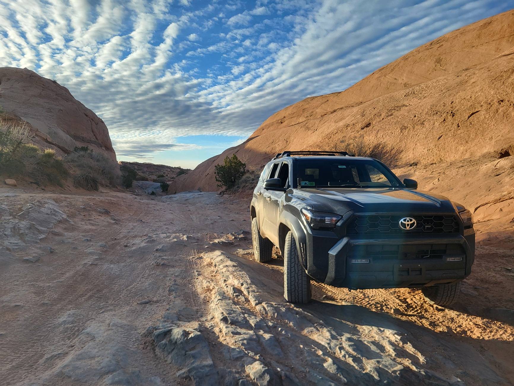 2025 4runner 6th gen 2025 4Runner on Hell's Revenge, Moab (Factory Integrated Dashcam Footage) 20250321_184049