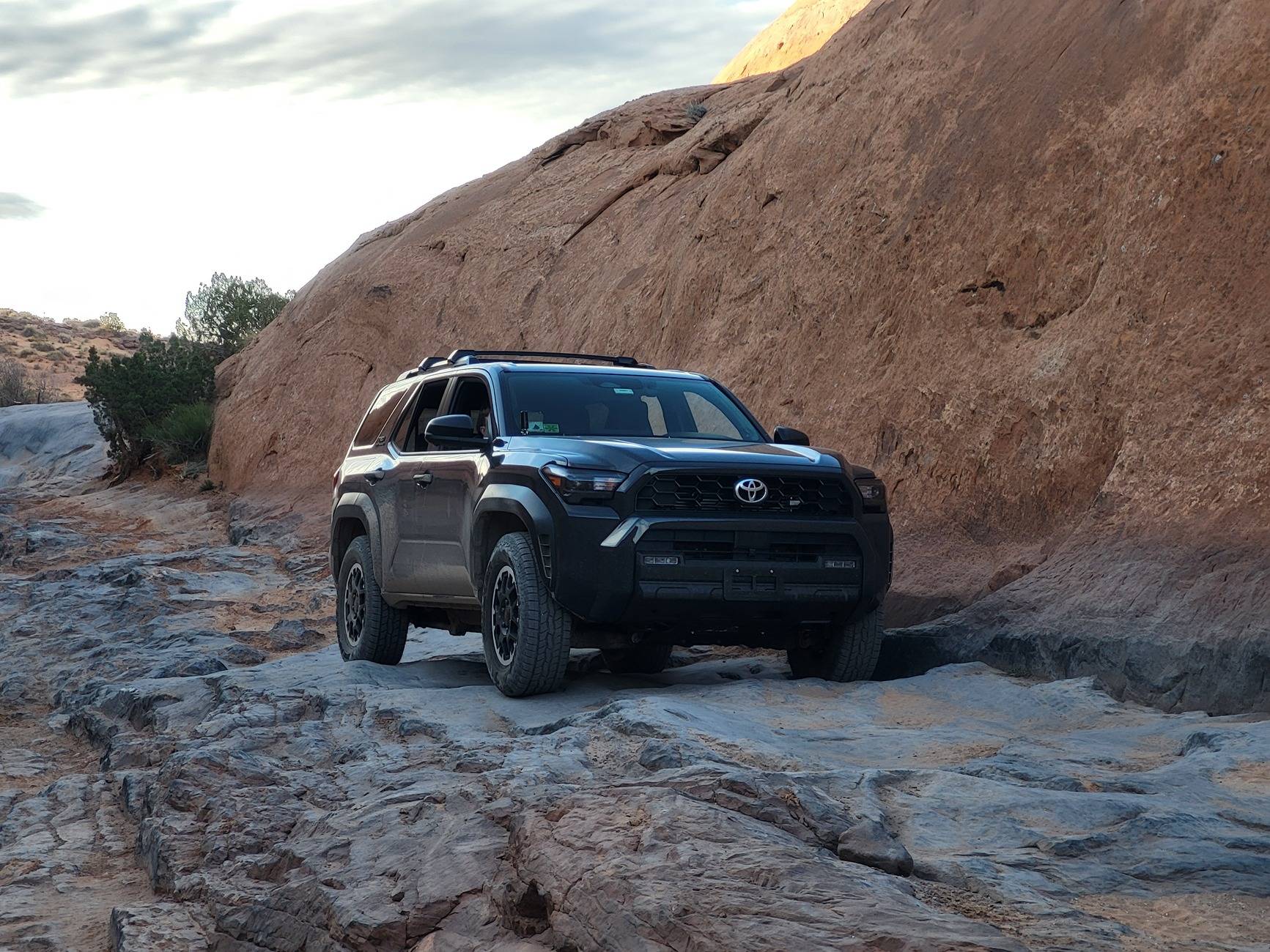 2025 4runner 6th gen 2025 4Runner on Hell's Revenge, Moab (Factory Integrated Dashcam Footage) 20250321_183648
