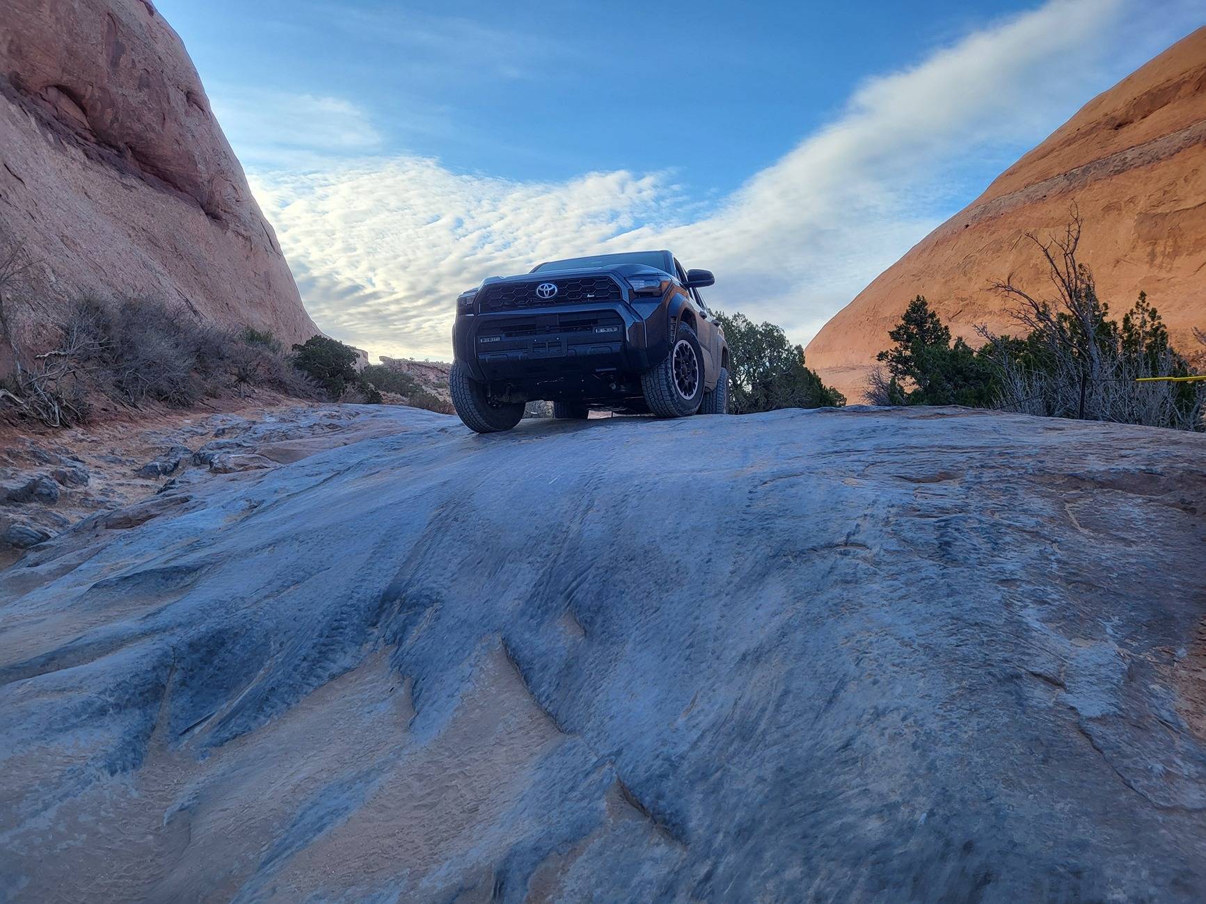 2025 4runner 6th gen 2025 4Runner on Hell's Revenge, Moab (Factory Integrated Dashcam Footage) 20250321_183227