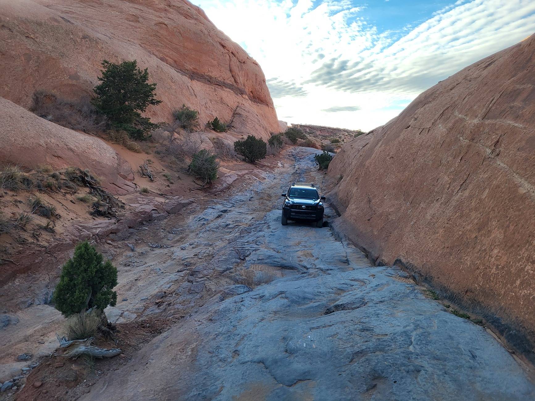 2025 4runner 6th gen 2025 4Runner on Hell's Revenge, Moab (Factory Integrated Dashcam Footage) 20250321_183620