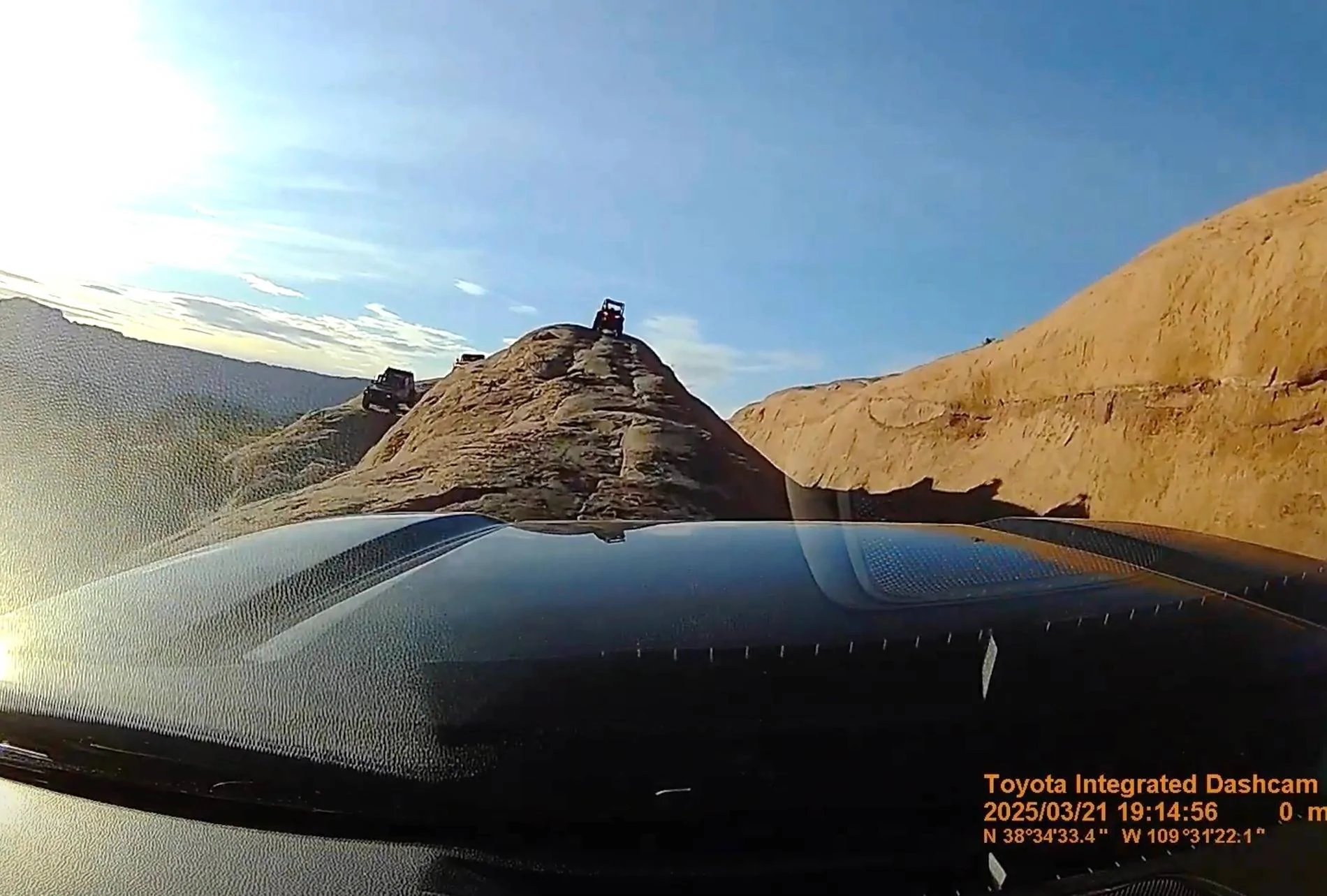 2025 4runner 6th gen 2025 4Runner on Hell's Revenge, Moab (Factory Integrated Dashcam Footage) integrated dashcam 2025 4runner 6th gen moa