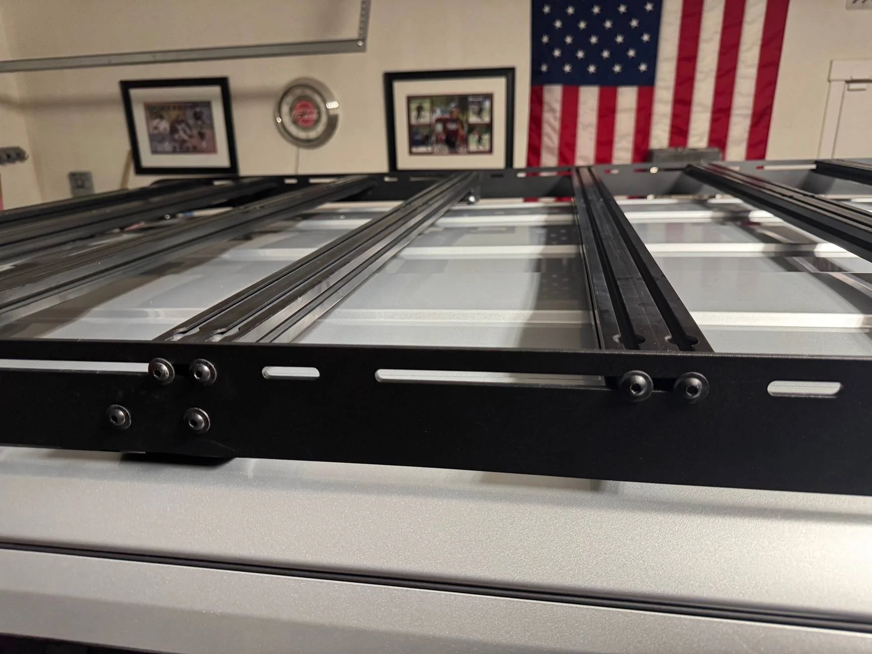 2025 4runner 6th gen Prinsu Roof Rack (The Original) installed. Like the low profile features. Very sturdy! IMG_9784