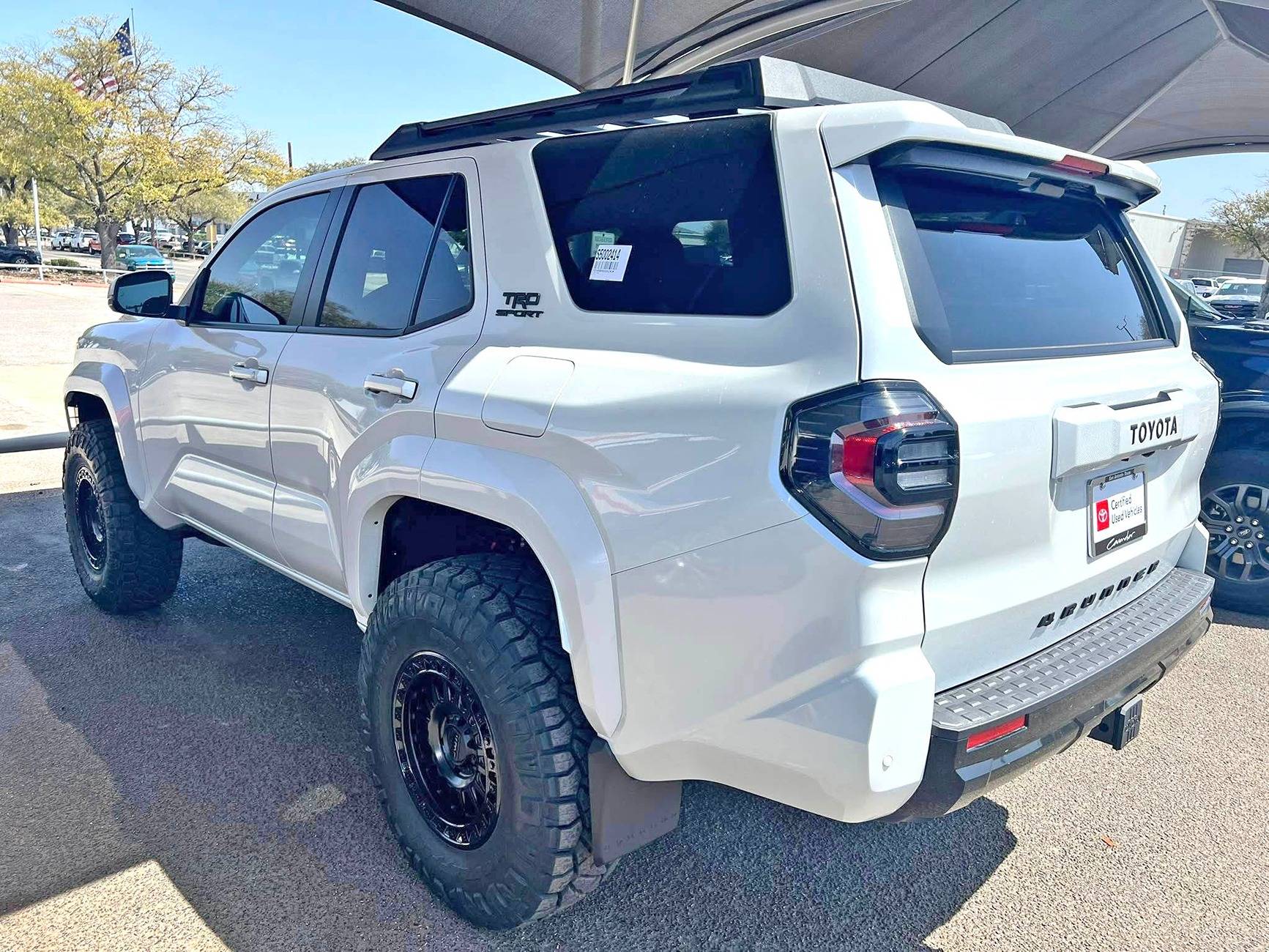 2025 4runner 6th gen WIND CHILL PEARL Photos 4Runner 6th Gen (2025+) 17%22 Inch KMC Wheels KM552 IMS Nitto Ridge Grappler 35:11.5:R17 tires on lifted 2025 4Runner 