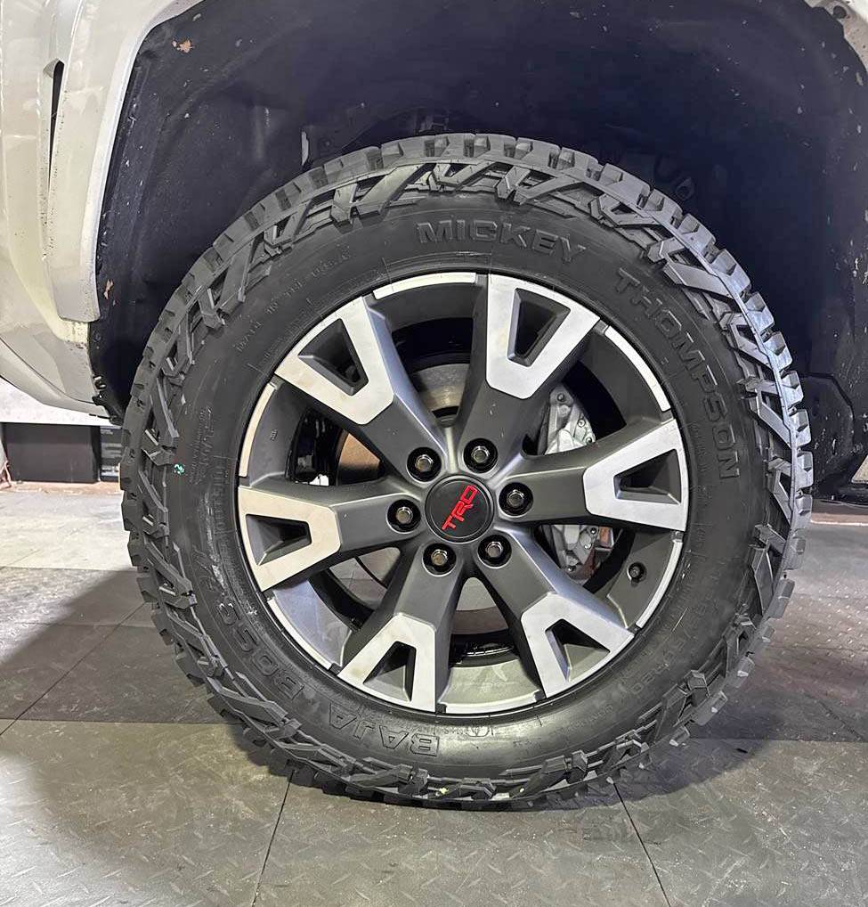 2025 4runner 6th gen Bigger tires 33's 285/60r20 on my TRD Sport factory wheels (Mickey Thompson Baja Boss) 285:60r20 tires 2025 4runner TRD Sport factory wheels5