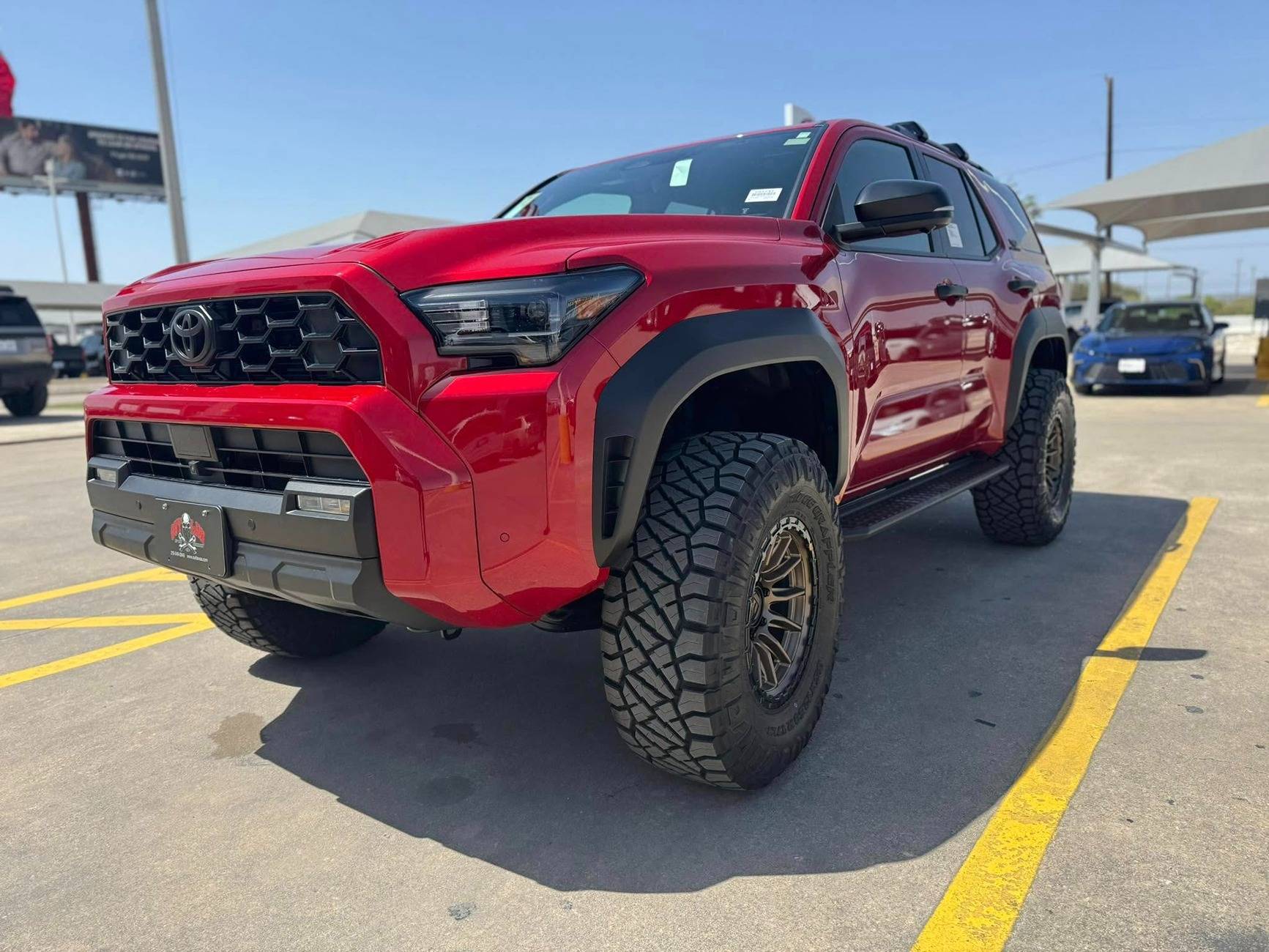 2025 Toyota 4runner Supersonic Red TRD Off-Road build: 17" Fuel Wheels Bronze +25 offset, 3" lift, 35's (35x12.50R17) Ridge Grapplers Supersonic Red TRD Off-Road build: 17%22 Fuel Wheels Bronze +25 offset, 3%22 lift, 35's (35x12