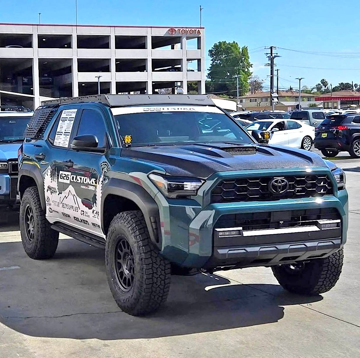 2025 Toyota 4runner 2025 4Runner 6th Gen Build: 2.5" Lift + 35's, KING Shocks & Sway Bar Links, UCA, +35 Offset Wheels, Wildpeak AT4W, Roof Rack, Carbon Fiber Hood TRD Off-Road Build_ 2.5_ Lift + 35's, King Shocks, Method Wheels, Wildpeak AT4W, Roof Rack, 