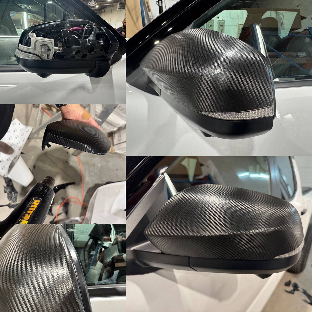 2025 4runner 6th gen 3M carbon fiber vinyl wrap install on fender flares & side mirrors 1786e386-01a7-405d-8e03-36036e42f486-