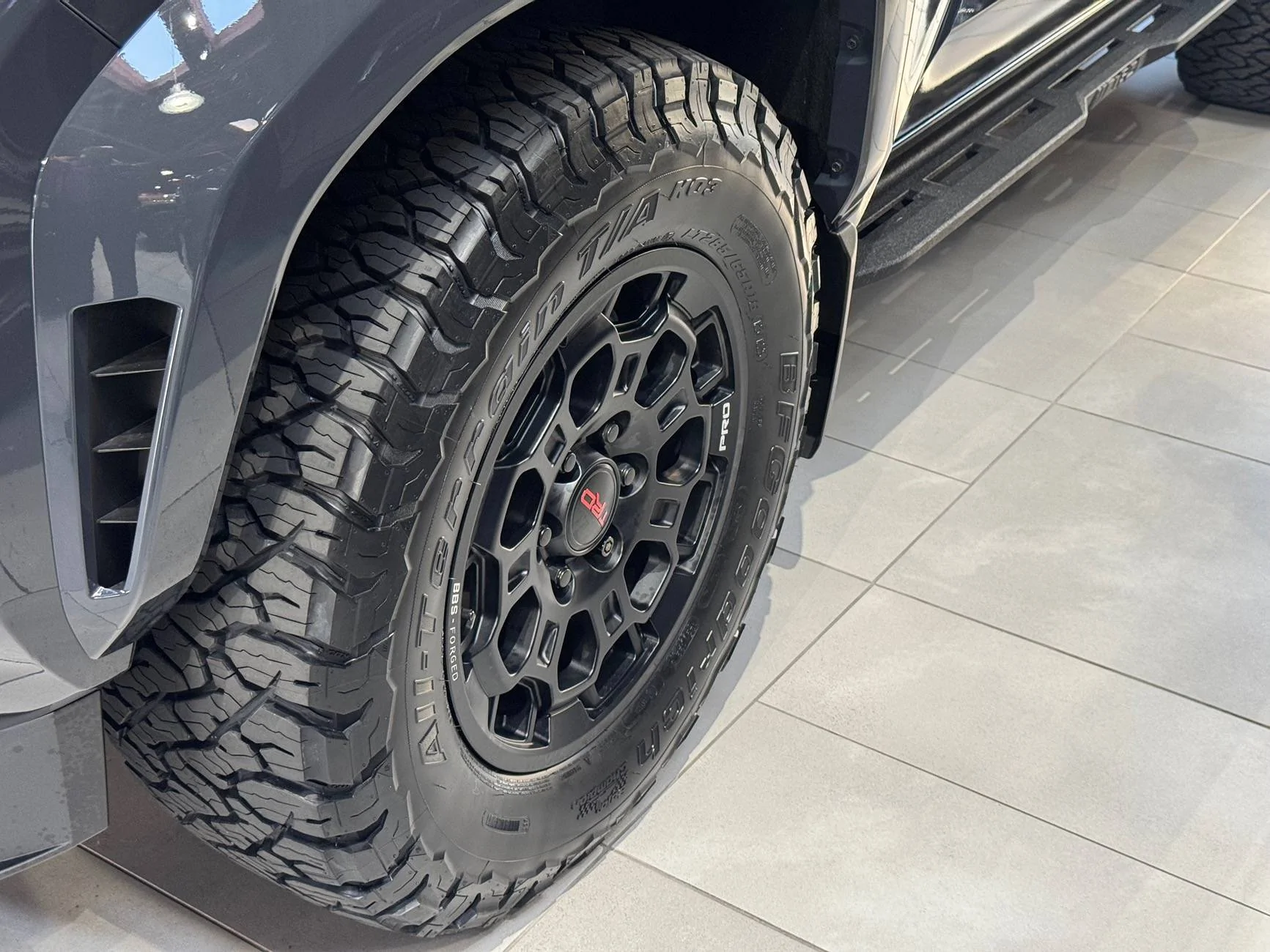 2025 4runner 6th gen BBS TRD Pro wheels (from Tundra / Sequoia) on 2025 4Runner at the dealer IMG_4617