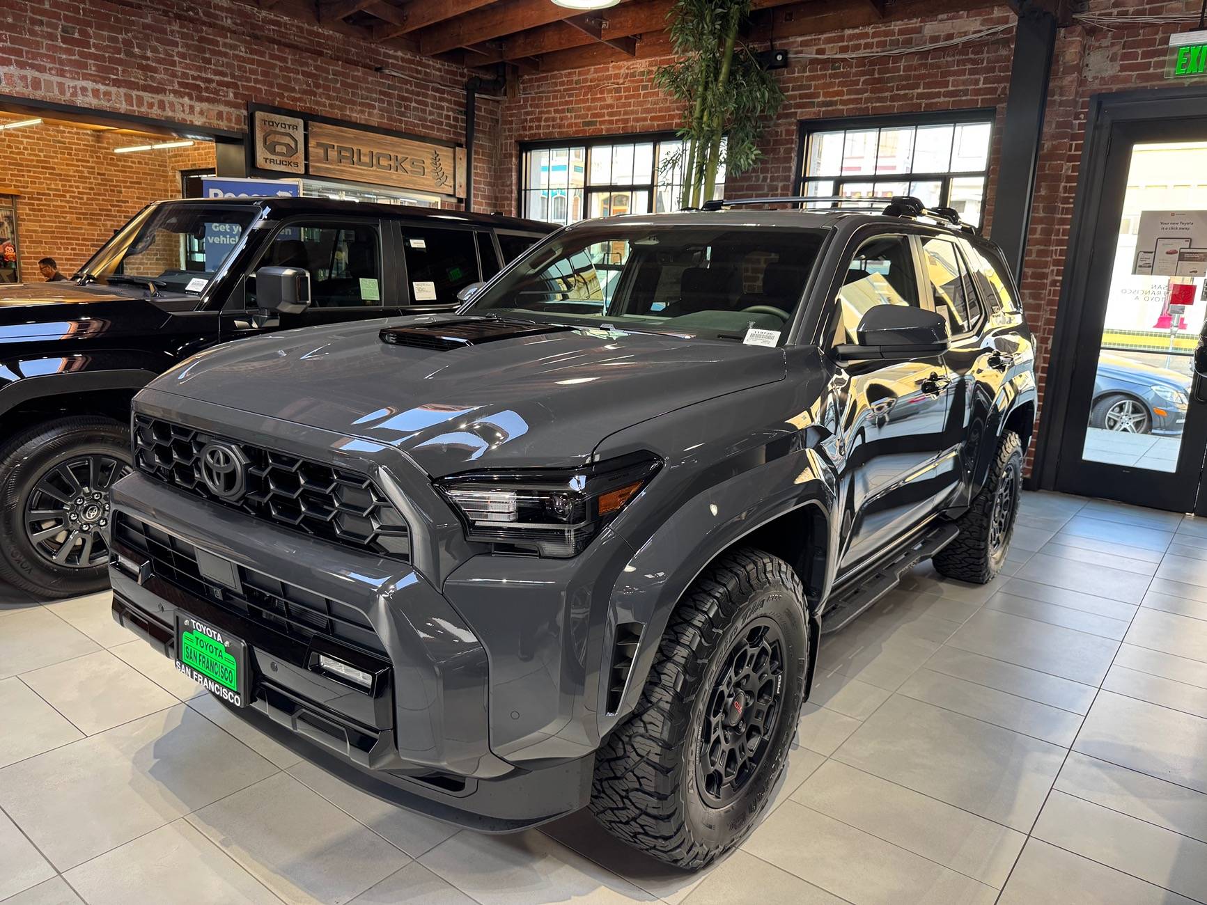 2025 4runner 6th gen BBS TRD Pro wheels (from Tundra / Sequoia) on 2025 4Runner at the dealer IMG_4619