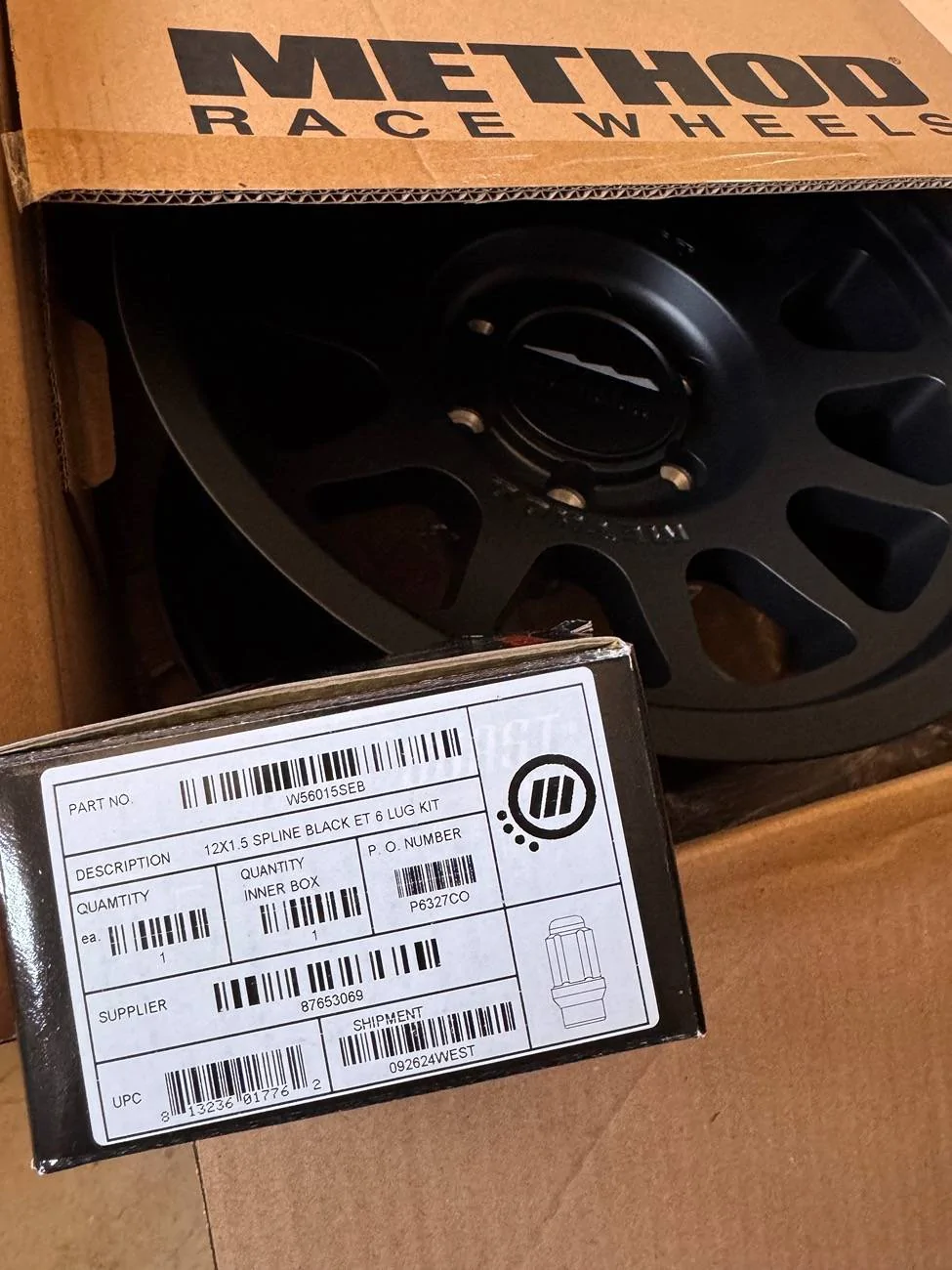 2025 4runner 6th gen Method wheels ordered but they sent wrong lug nut size IMG_8091