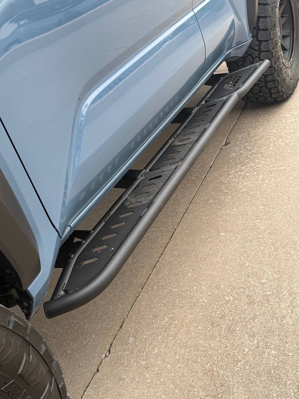 2025 4runner 6th gen CBI Overland Rock Sliders Installed IMG_7521