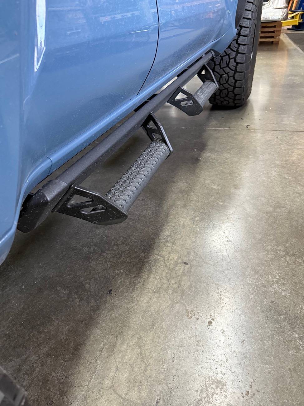 2025 4runner 6th gen CBI Overland Rock Sliders Installed IMG_7506