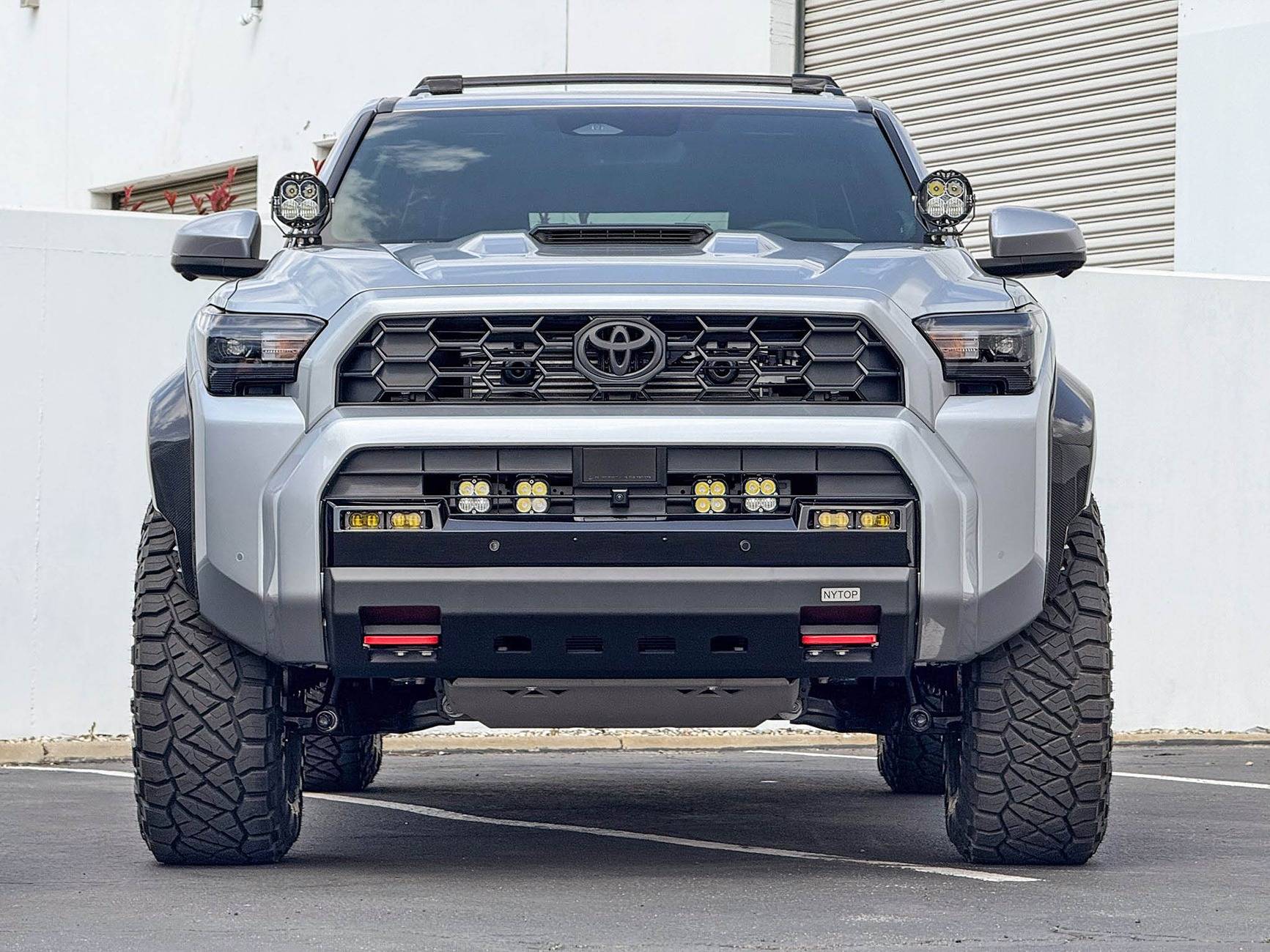 2025 4runner 6th gen Aftermarket Front Bumper by NYTOP - installed first look NYTOP front bumper 2025 4Runner 6th Gen installed 3