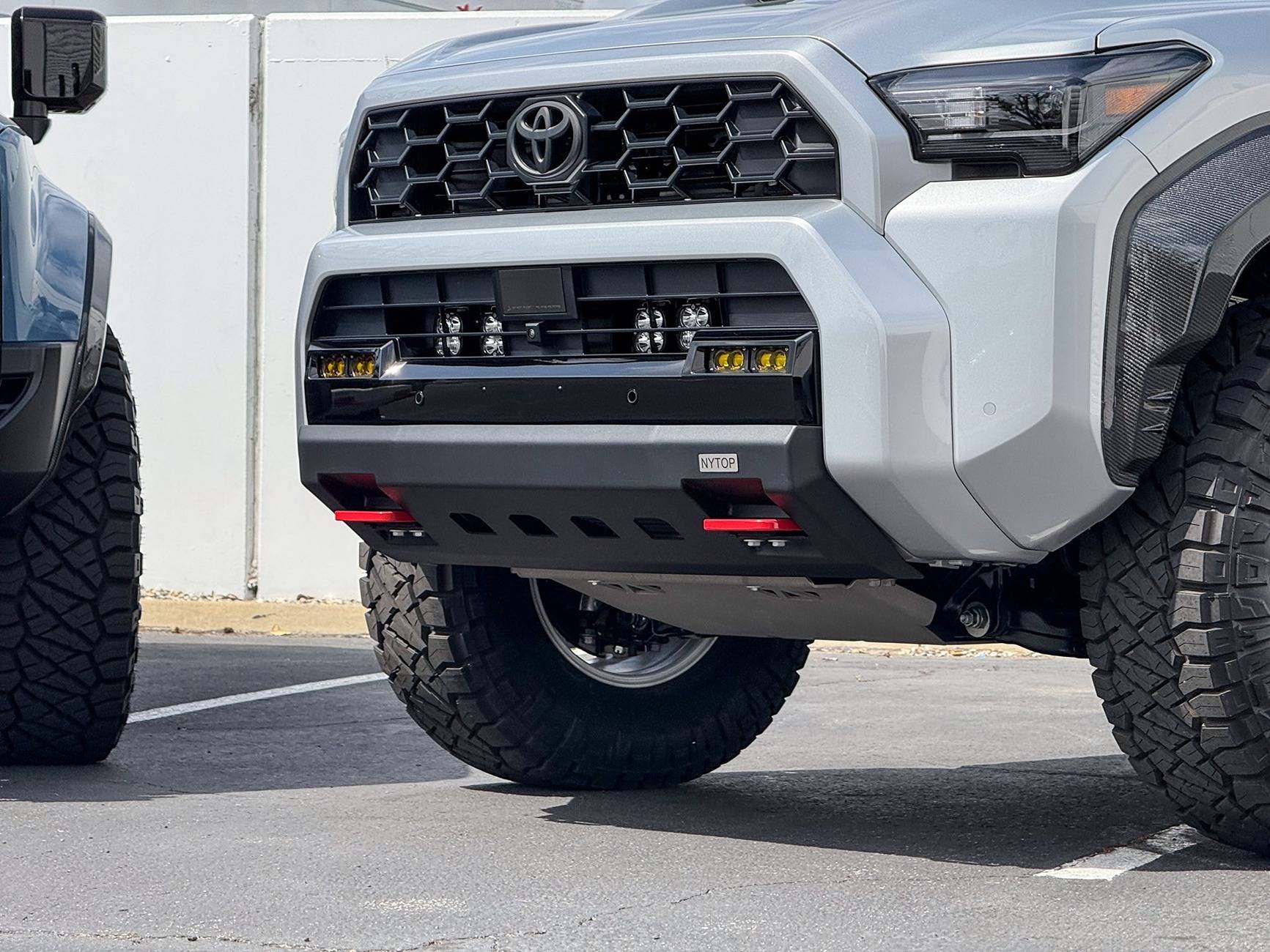 2025 4runner 6th gen Aftermarket Front Bumper by NYTOP - installed first look NYTOP front bumper 2025 4Runner 6th Gen installed 4