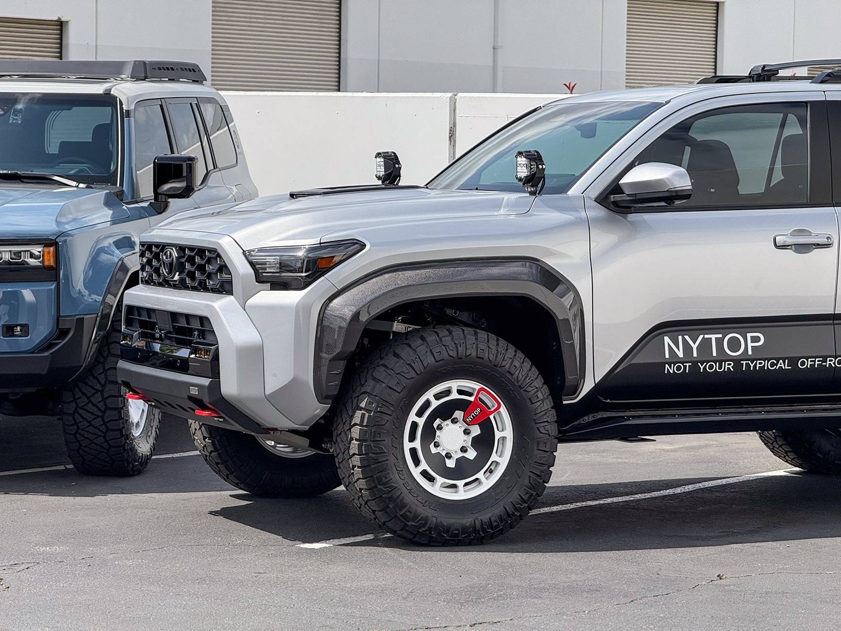 2025 4runner 6th gen Aftermarket Front Bumper by NYTOP - installed first look NYTOP front bumper 2025 4Runner 6th Gen installed 2