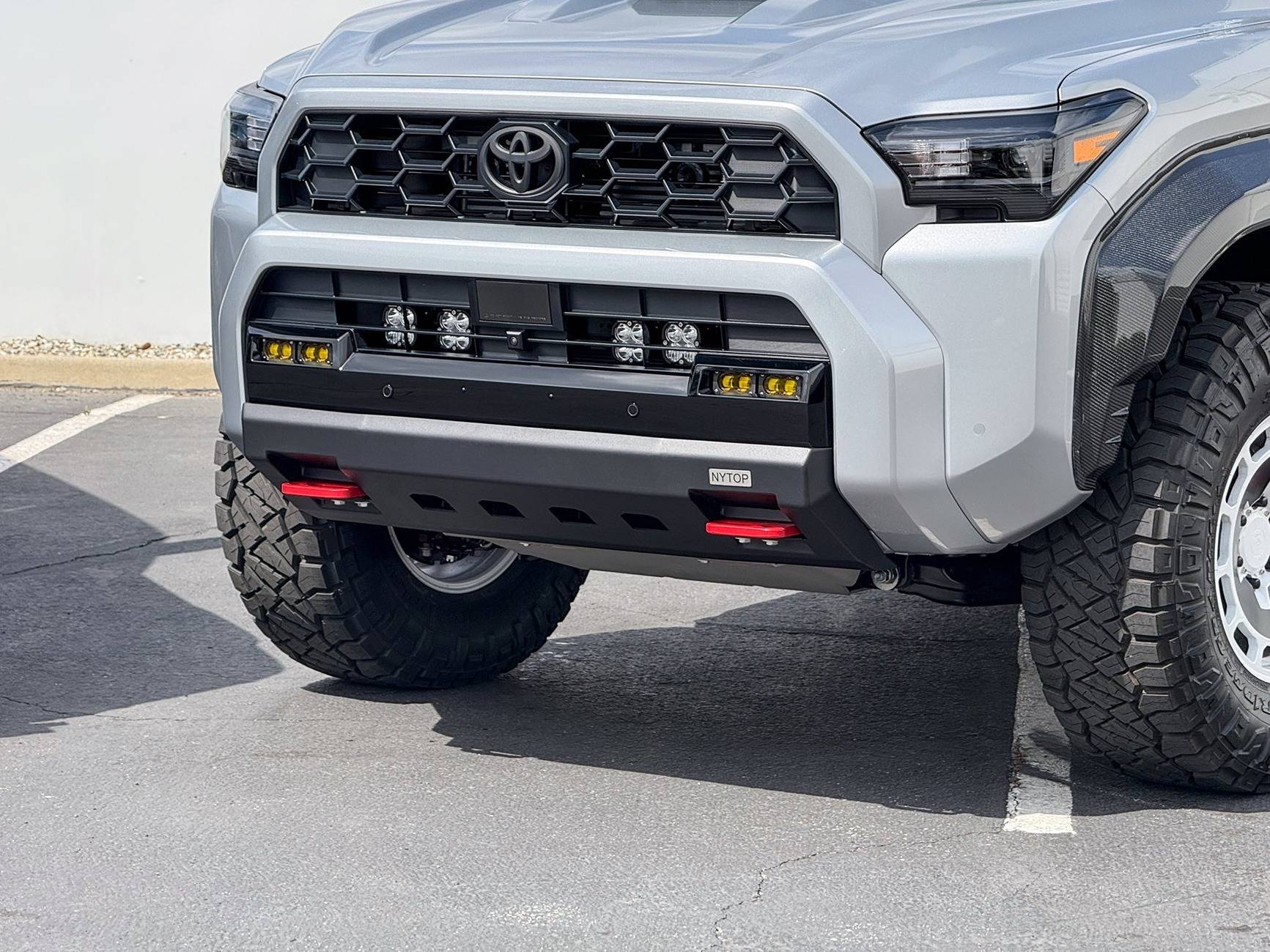 2025 4runner 6th gen Aftermarket Front Bumper by NYTOP - installed first look NYTOP front bumper 2025 4Runner 6th Gen installed 5