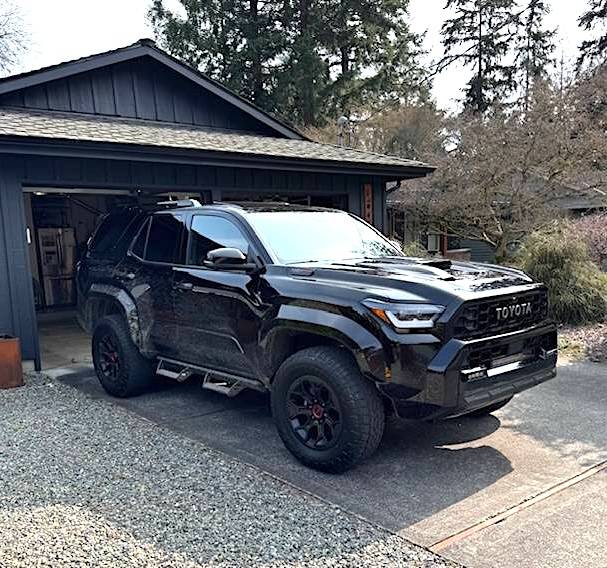 2025 Toyota 4runner My Black TRD PRO 2025 4Runner 6th Gen is delivered! black 2025 4runner trd pro delivered