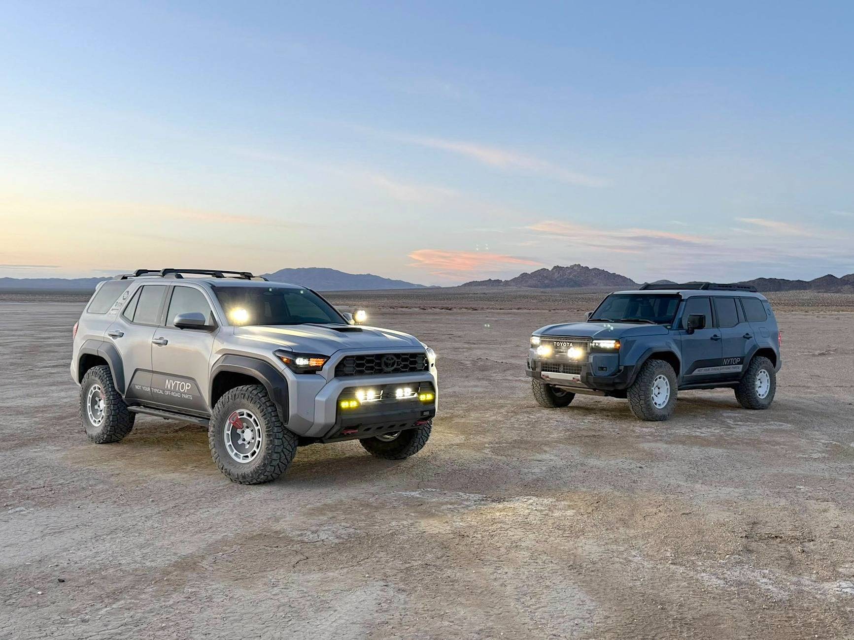 2025 4runner 6th gen Aftermarket Front Bumper by NYTOP - installed first look Aftermarket front bumper 2025 4Runner 6th Gen NYTOP 4