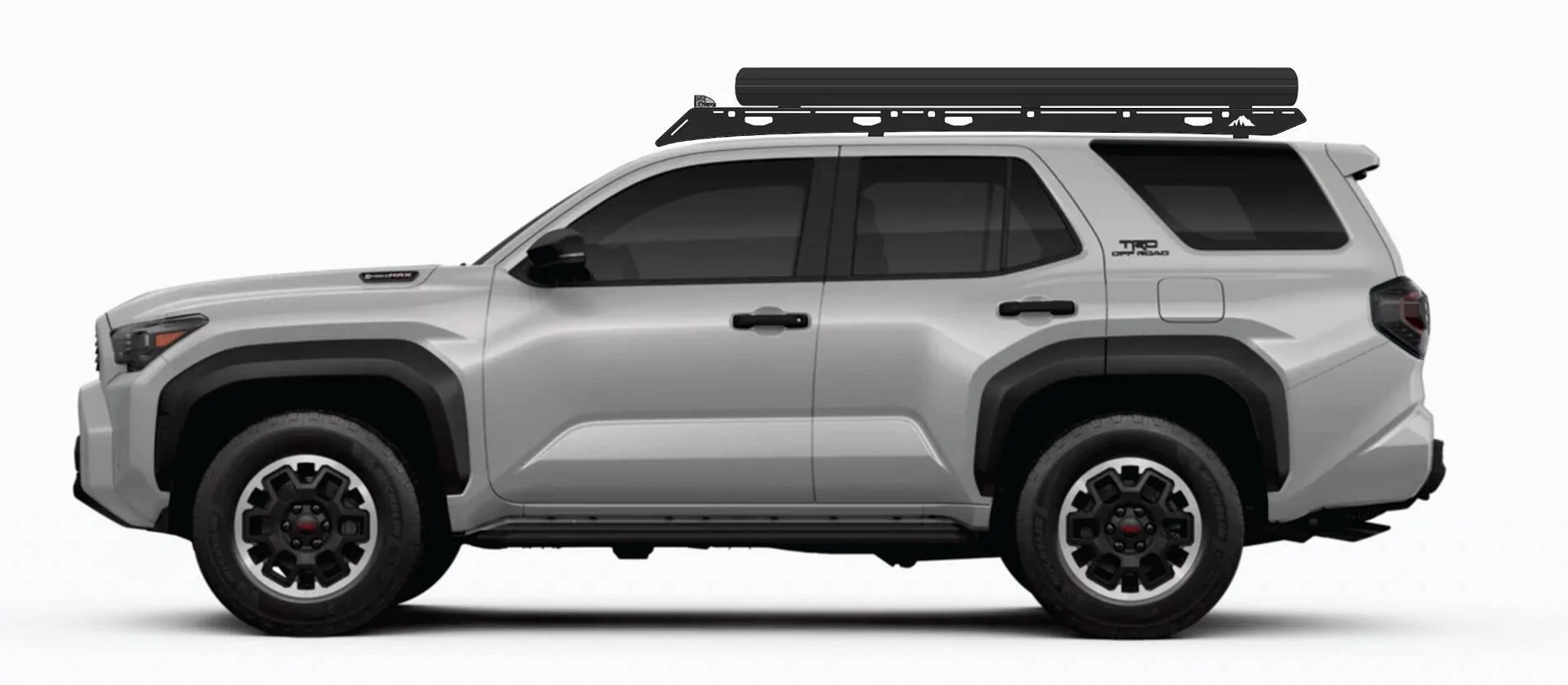 2025 4runner 6th gen Conceptual Render with Sherpa Capitol Rack & Aspen V2 RTT Capitol Rack & Aspen RTT