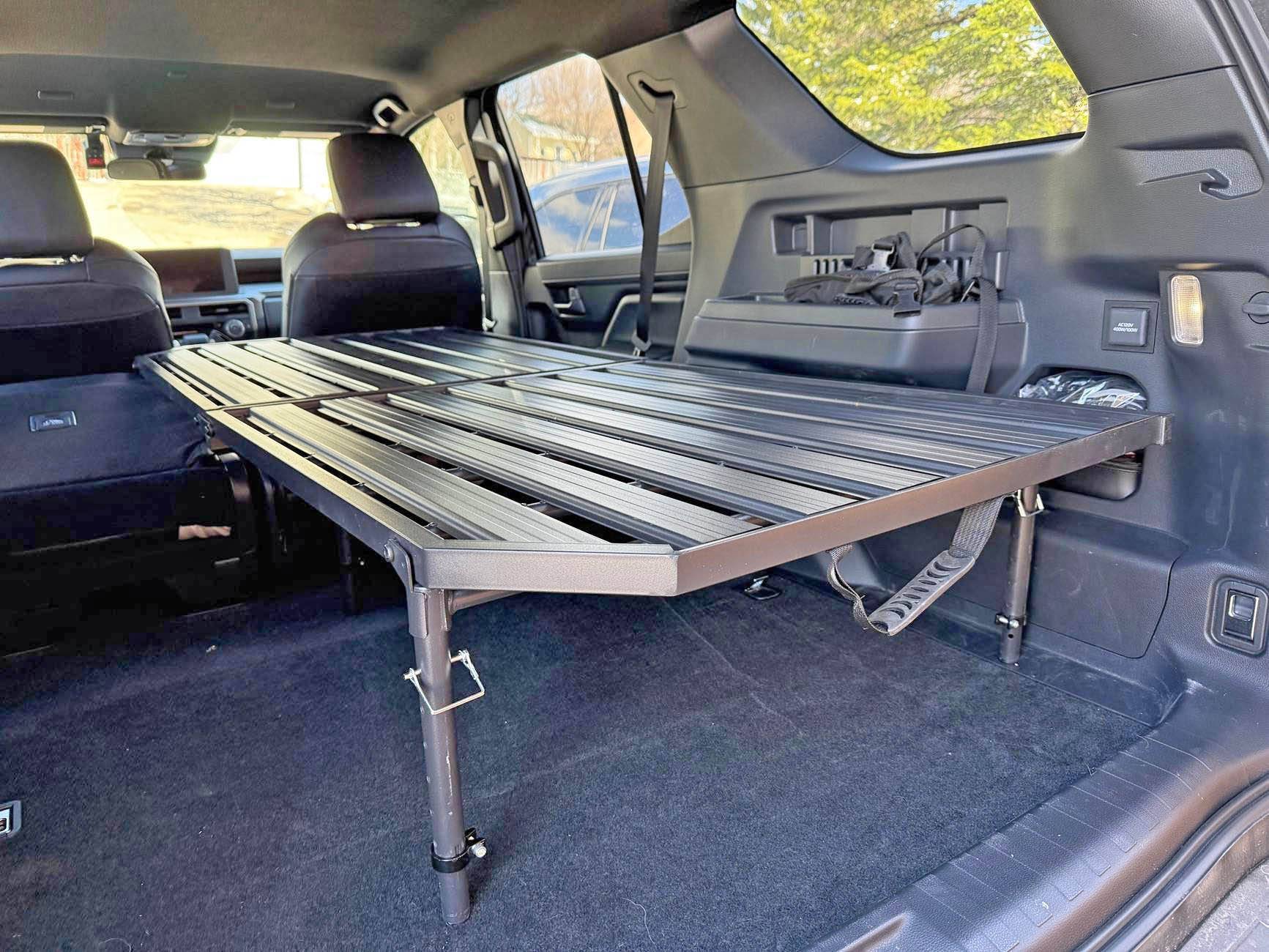 2025 4runner 6th gen Plans for bed in cargo area bed mattress camping sleeping platform 2025 4runner cargo area trunk