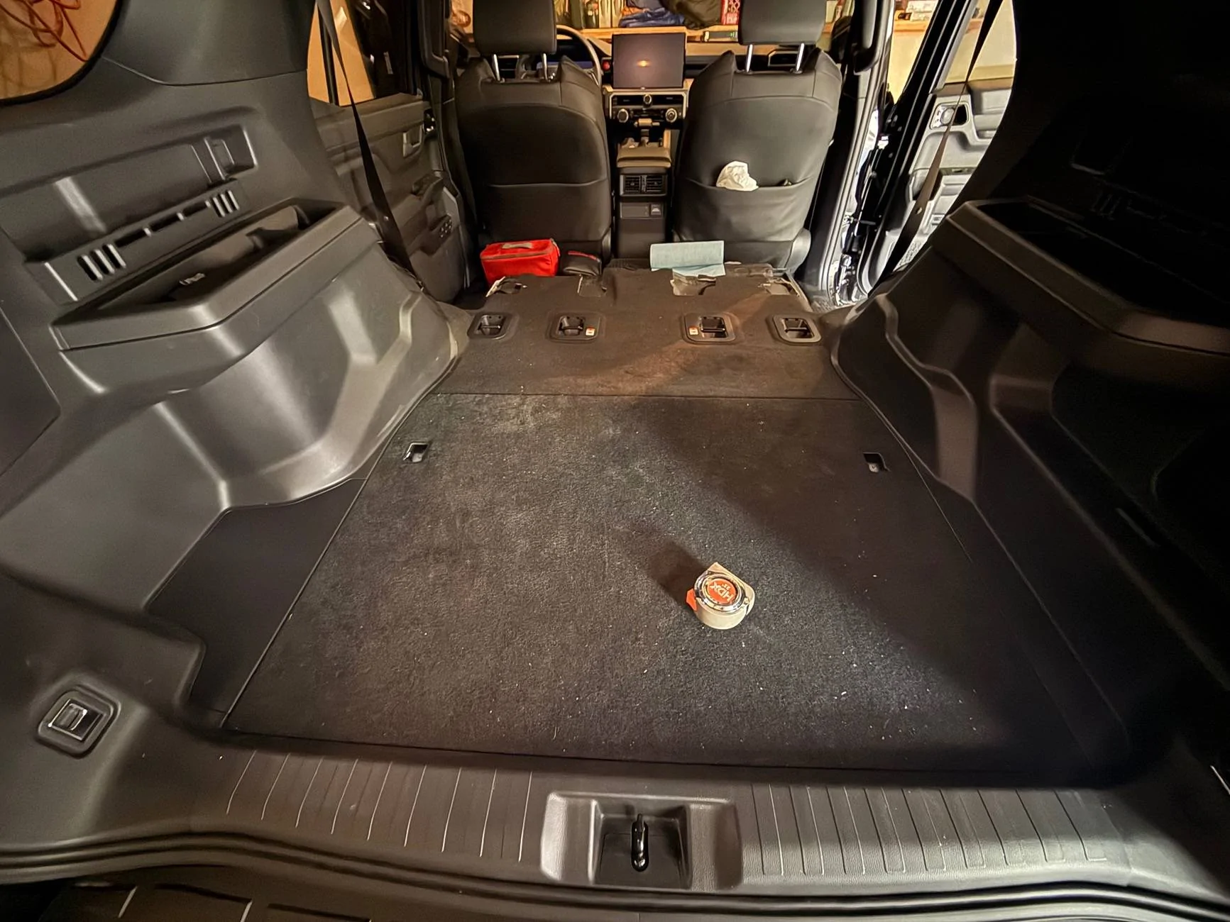 2025 4runner 6th gen Second Row Seat Removal - how to remove plastic shrouds covering mounting flange? IMG_7937