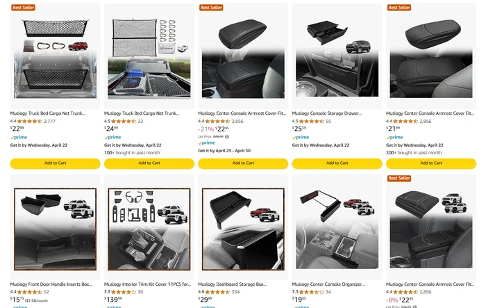 🌸 Muslogy 4Runner Accessories 🌸