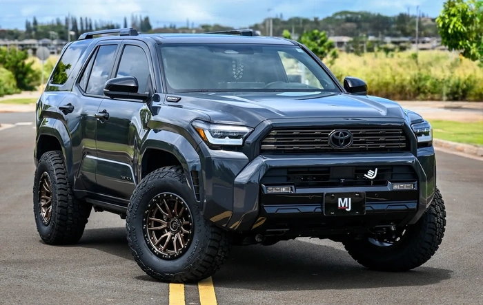 Platinum build on Ready Lift 1.5" Front Lift, MT Baja Boss AT 285/70/17 tires, 0 offset Fuel Rebel Bronze 17x9 wheels