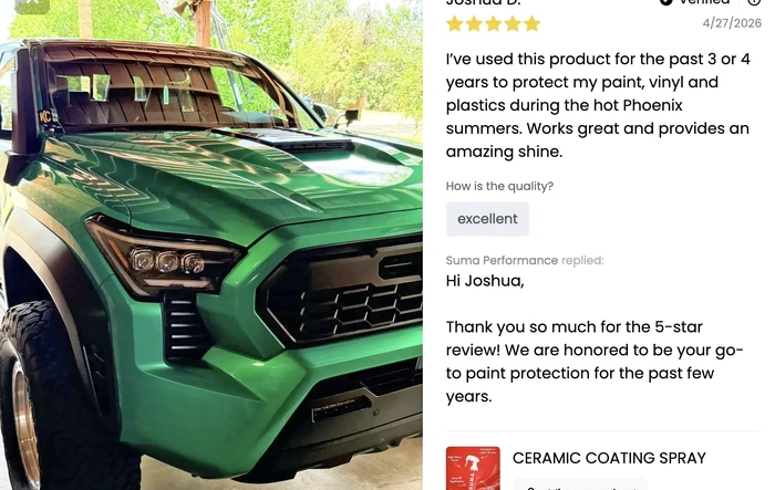 Customer Spotlight: 3 to 4 Years Using Our Ceramic Spray in Phoenix Heat