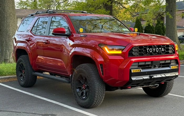 2025 Supersonic Red TRD Sport build w/ ReadyLift 2.5" SST + TRD Pro upgrades