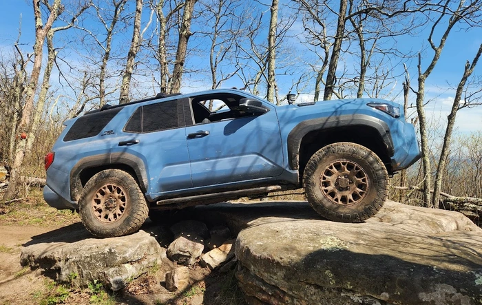 "Stock" TRD ORP Trip on Potts Mountain Jeep Trail (onX 7) - It was epic