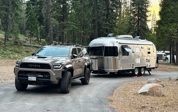 TRD Pro Towing 23’ Airstream to Up to Tahoe NF
