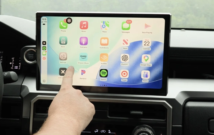 Installed the Cartrimhome C12 head unit 14.6" display (aftermarket)  into my 2025 SR5