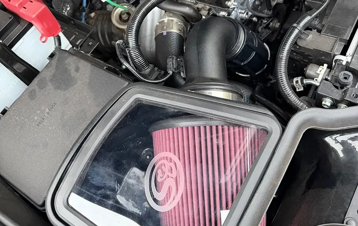 AFe Turbo Inlet fit with S&B intake - installed look