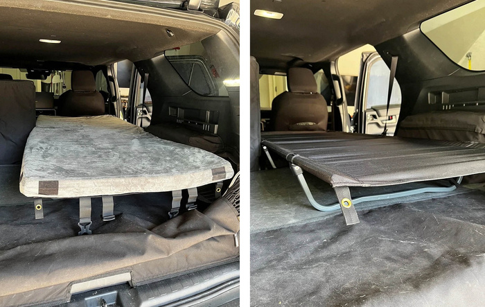 $150 Hybrid Sleeping solution - cot & mattress