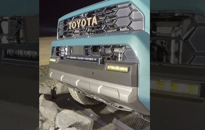 OEM Rigid Fog Lights adjustable color (WHITE <> AMBER) switch on 2025 4Runner Trailhunter & TRD Pro