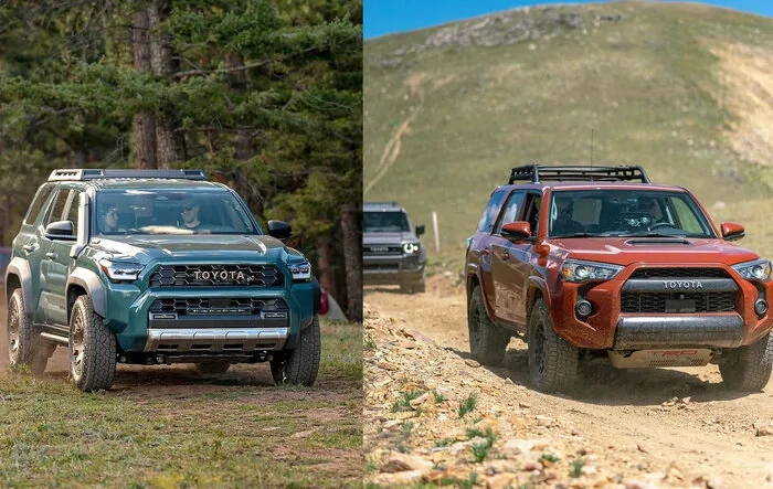 2025 4Runner runs with 2024 4Runner & New Land Cruiser @ Destination Outdoor Adventure Event