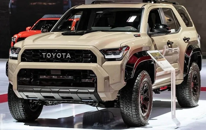 TRD Pro (Mudbath + Black/Red Interior) 2025 4Runner From LA Auto Show