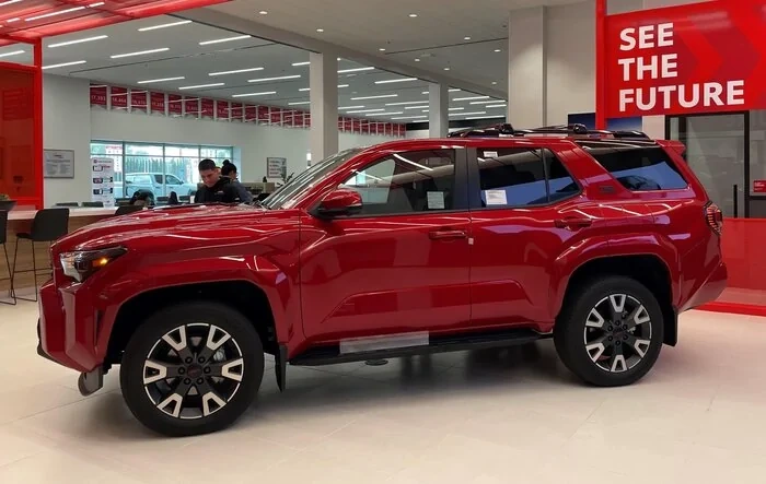 Supersonic Red TRD Sport Premium 2025 4Runner 6th Gen First Look - interior & exterior