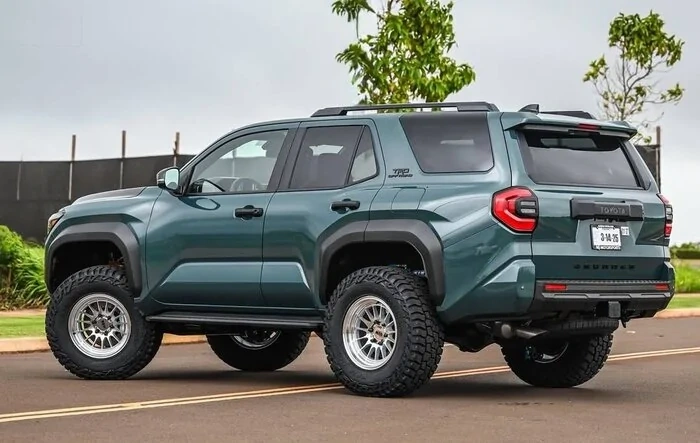 2025 4Runner TRD Off-Road build: 0 offset wheels, Mickey Thompson Baja Boss AT 295/70/17, 3" Lift Kings Coilovers, Icon Gold Billet UCA