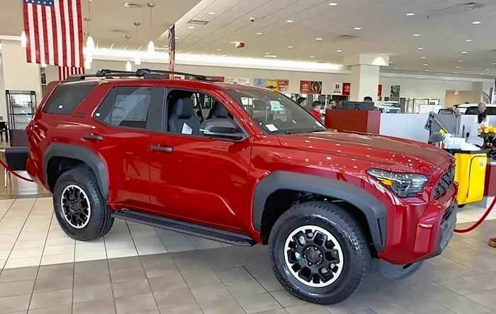 Supersonic Red TRD Off-Road Premium 2025 4Runner 6th gen - first look
