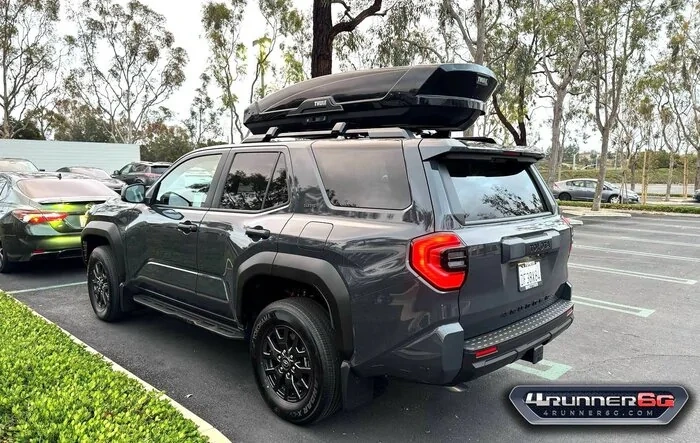 Thule Motion XT XL Roof Box on 2025 4Runner - installed photos & MPG (loss) report