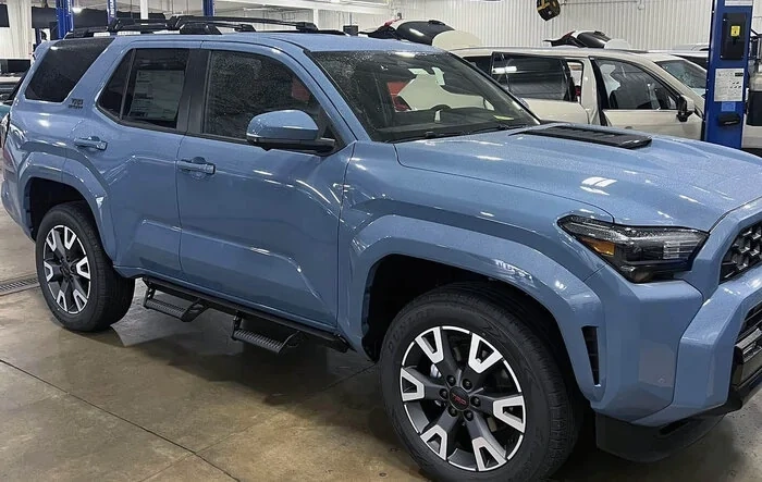 Heritage Blue TRD Sport Premium w/ Softex Black Interior 2025 4Runner 6th gen first look