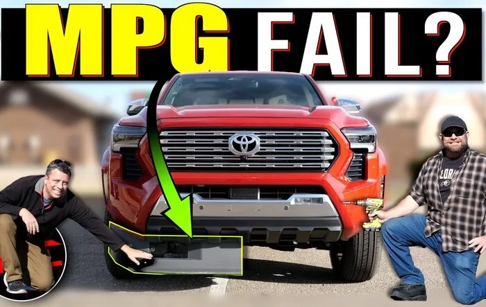 Removing Air Dam Chin Spoiler effect: lowers MPG by only ~0.7mpg fuel economy