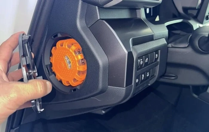 Emergency Flare Light perfect fit in Dash Side Secret Hidden Compartment